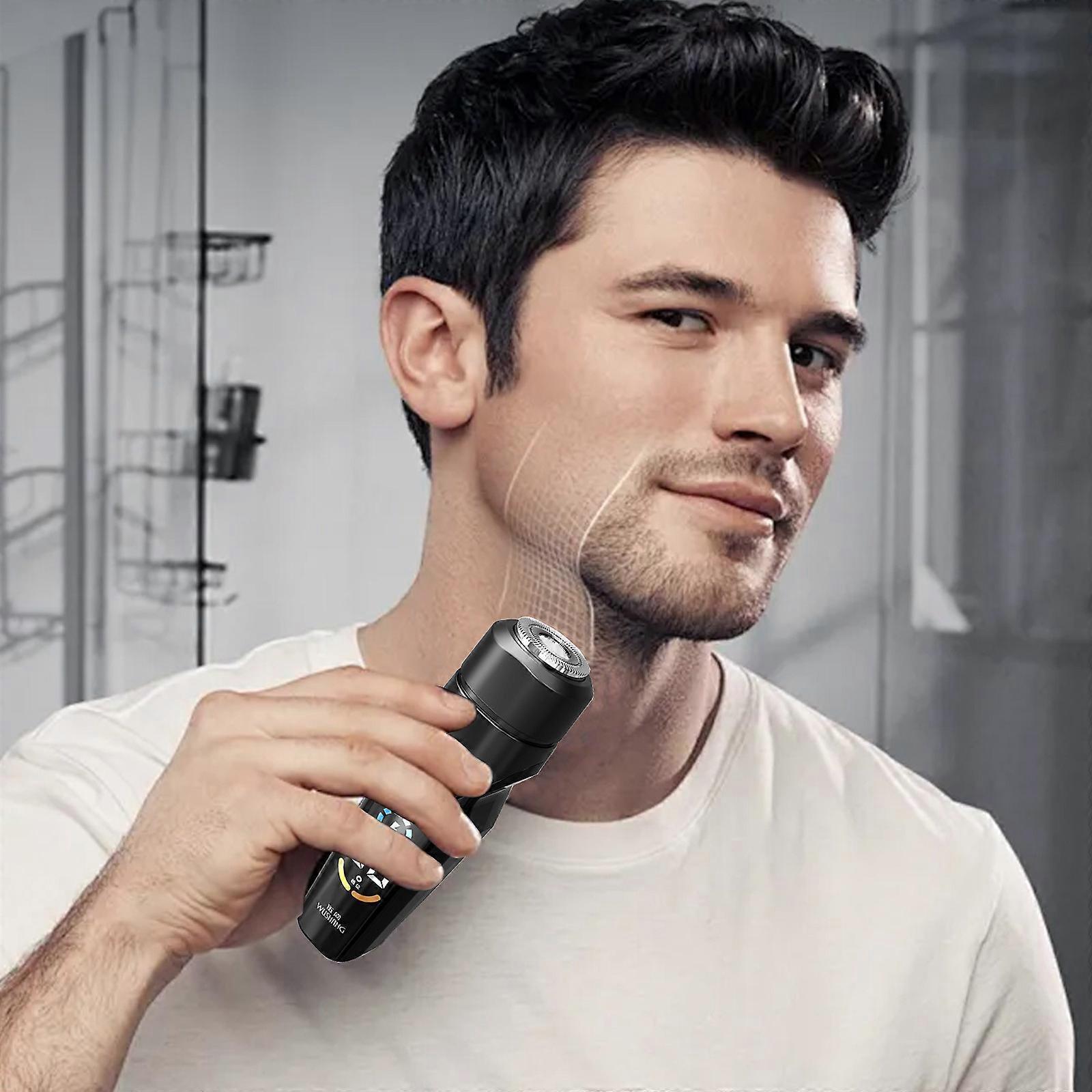 Body Shaver for Men, Portable Rechargeable Waterproof Grooming Razor V1263-JX-3998