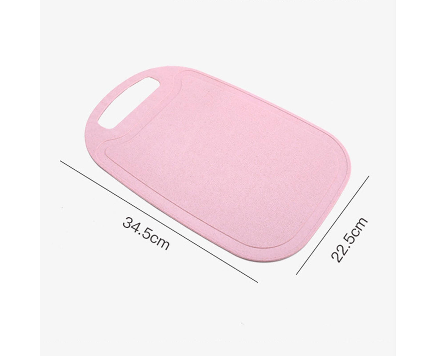 Chopping Block Food Grade Non-Slip 4 Colors Kitchen Cutting Board for Kitchen-Pink V1263-JX-400