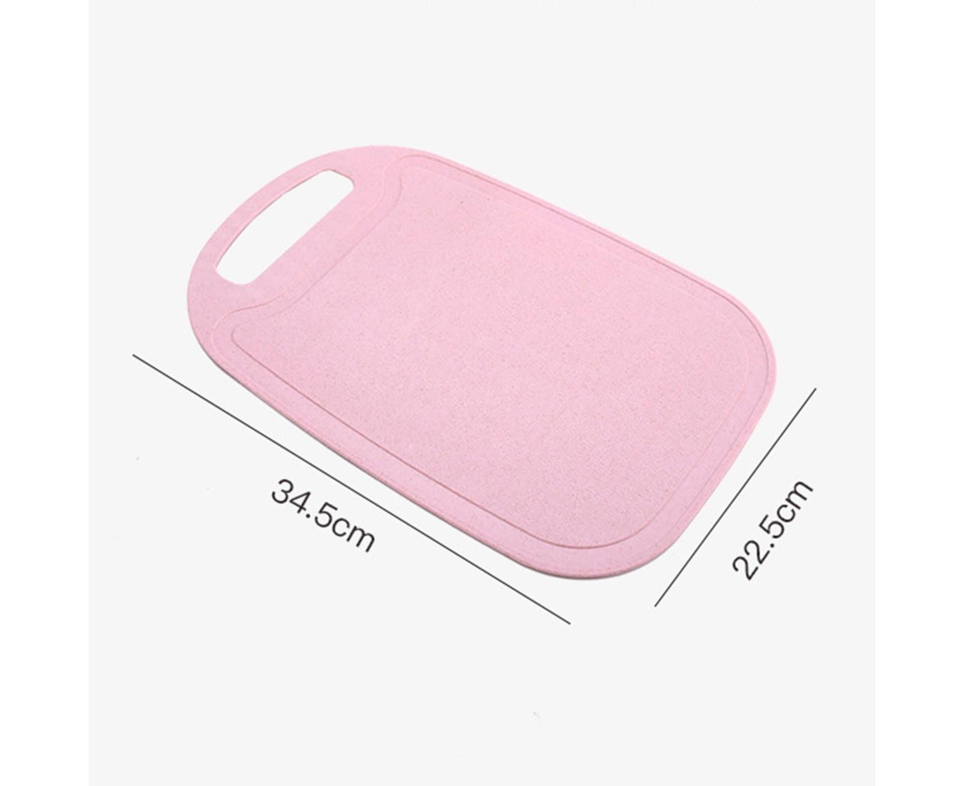 Chopping Block Food Grade Non-Slip 4 Colors Kitchen Cutting Board for Kitchen-Pink V1263-JX-400