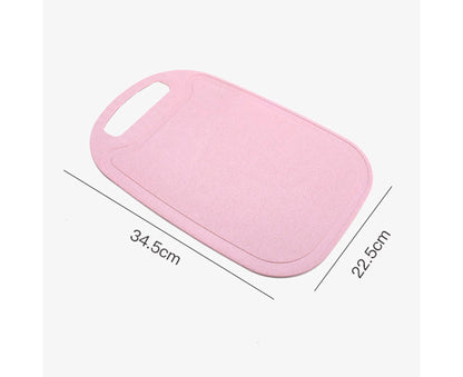 Chopping Block Food Grade Non-Slip 4 Colors Kitchen Cutting Board for Kitchen-Pink V1263-JX-400