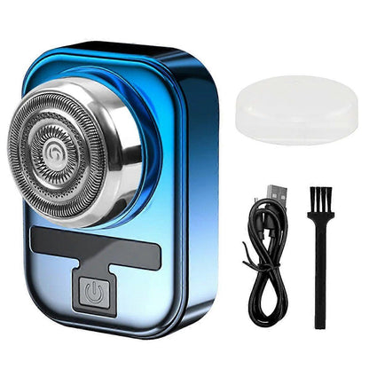 Men's Mini Electric Shaver, Portable Smooth Beard Razor V1263-JX-4003