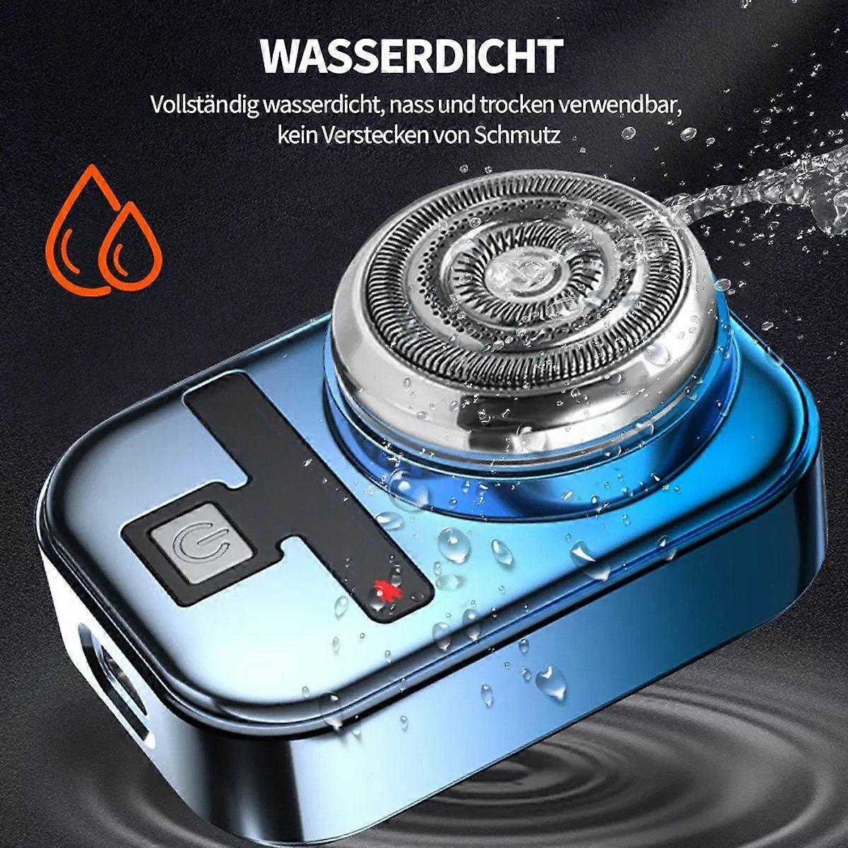 Men's Mini Electric Shaver, Portable Smooth Beard Razor V1263-JX-4003