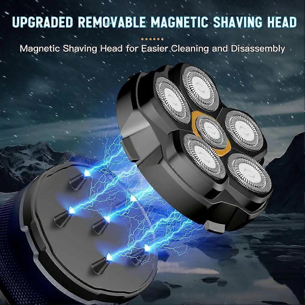 Titanium Men's Rechargeable Shaver, Wet/Dry Cordless Beard Razor V1263-JX-4010