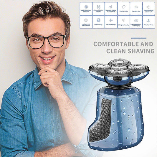 USB Shaver Charging Cable, Electric Razor with 5-Wash Head V1263-JX-4015