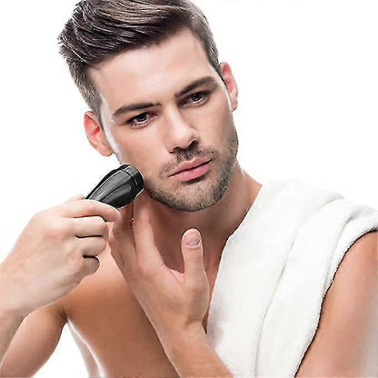 Men's Portable Electric Shaver, Mini USB Beard Razor, Wet & Dry Use, Travel Size V1263-JX-4016
