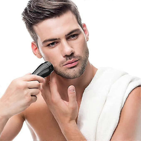 Men's Portable Electric Shaver, Mini USB Beard Razor, Wet & Dry Use, Travel Size V1263-JX-4016