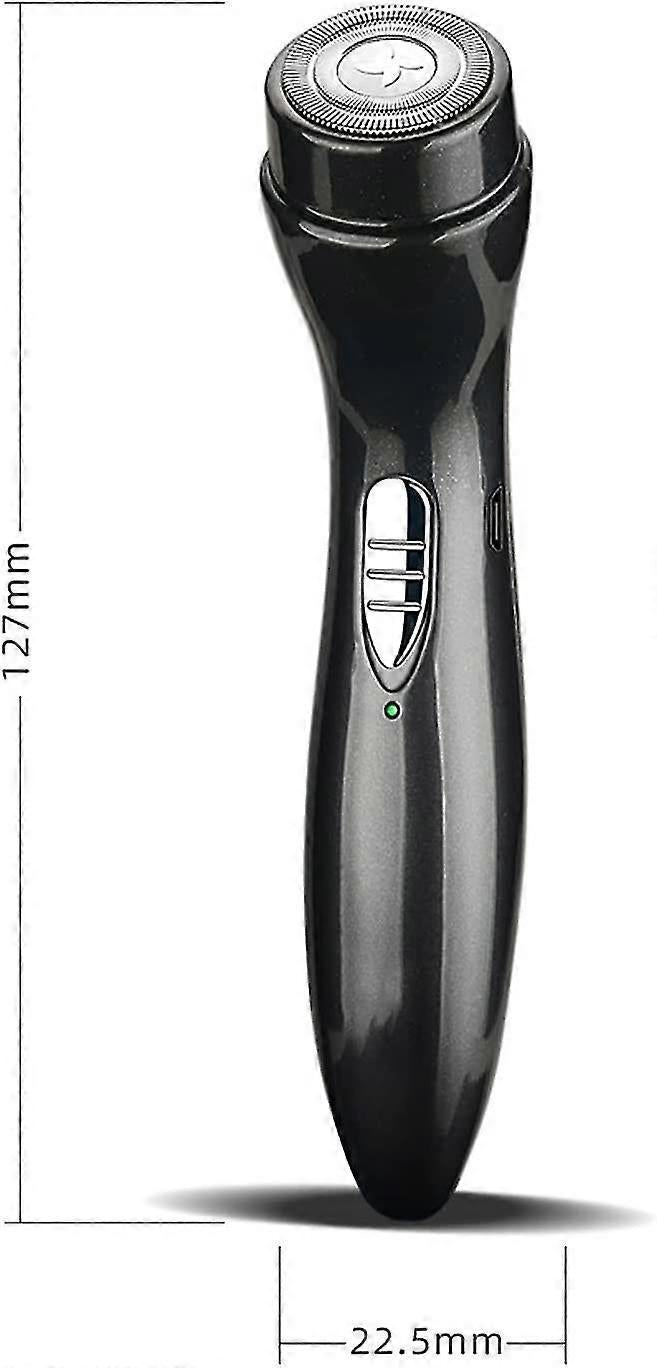 Men's Portable Electric Shaver, Mini USB Beard Razor, Wet & Dry Use, Travel Size V1263-JX-4016