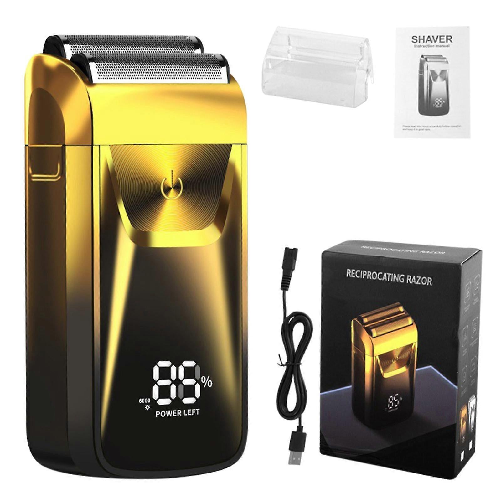 5-in-1 Bald Shaver for Men, LED Display, 3-Speed Electric Beard Razor V1263-JX-4025