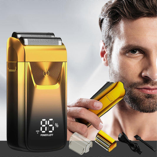 5-in-1 Bald Shaver for Men, LED Display, 3-Speed Electric Beard Razor V1263-JX-4025