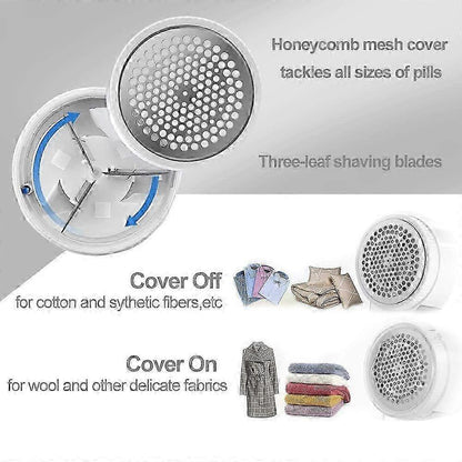 Large Electric Fluff Shaver, White Lint Remover for Clothes V1263-JX-4026