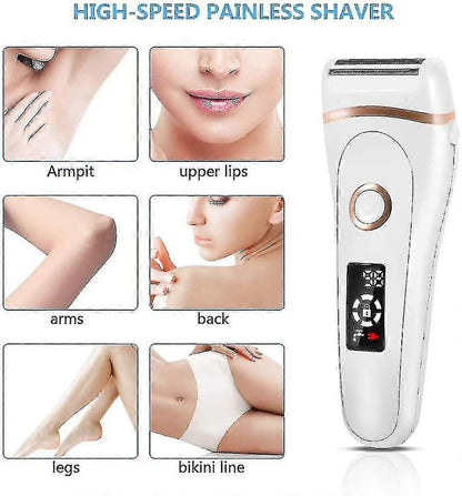 Rechargeable Women's Shaver, Cordless Hair Remover, USB Powered V1263-JX-4029