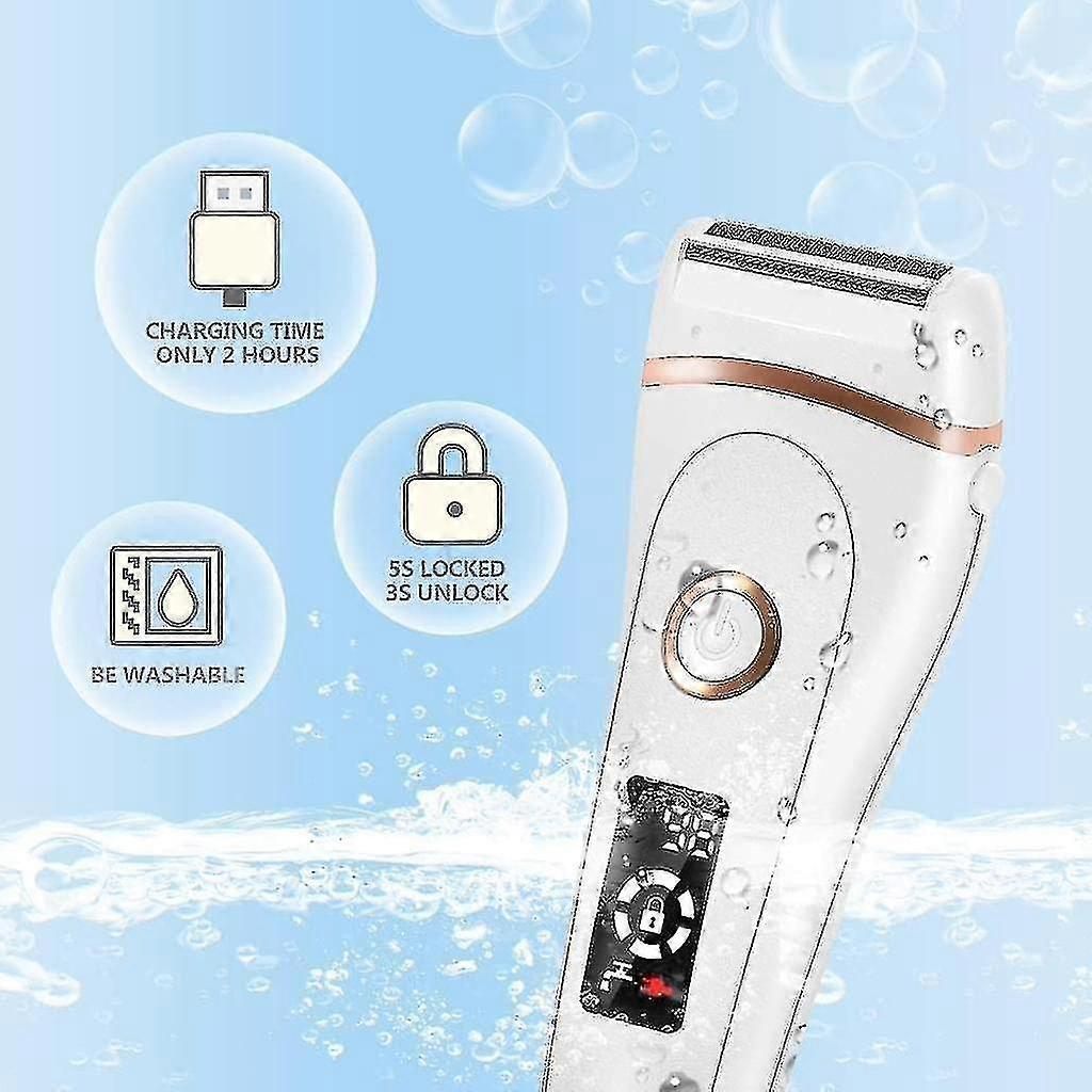 Rechargeable Women's Shaver, Cordless Hair Remover, USB Powered V1263-JX-4029