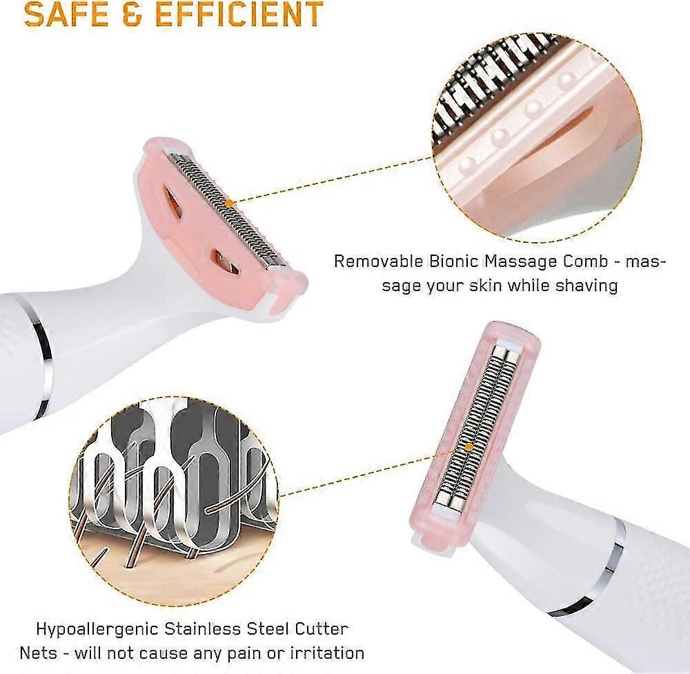 Electric Beard Hair Remover, Compact USB Shaver V1263-JX-4031