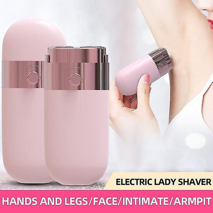 Women's Double Head Shaver for Underarm & Private Area Hair Removal V1263-JX-4035