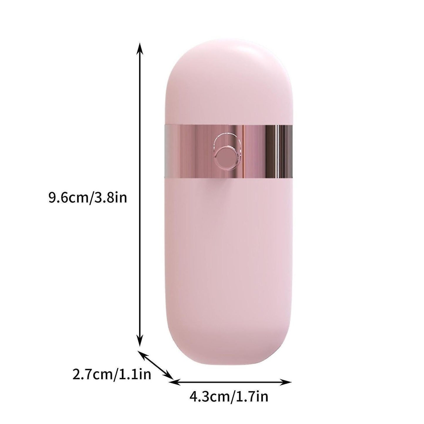 Women's Double Head Shaver for Underarm & Private Area Hair Removal V1263-JX-4035