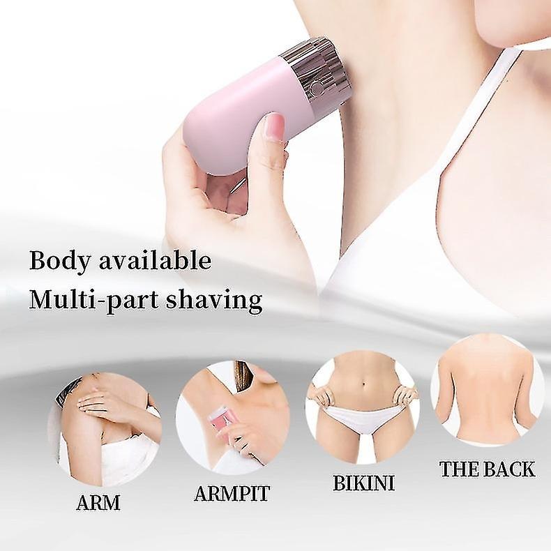 Women's Double Head Shaver for Underarm & Private Area Hair Removal V1263-JX-4035