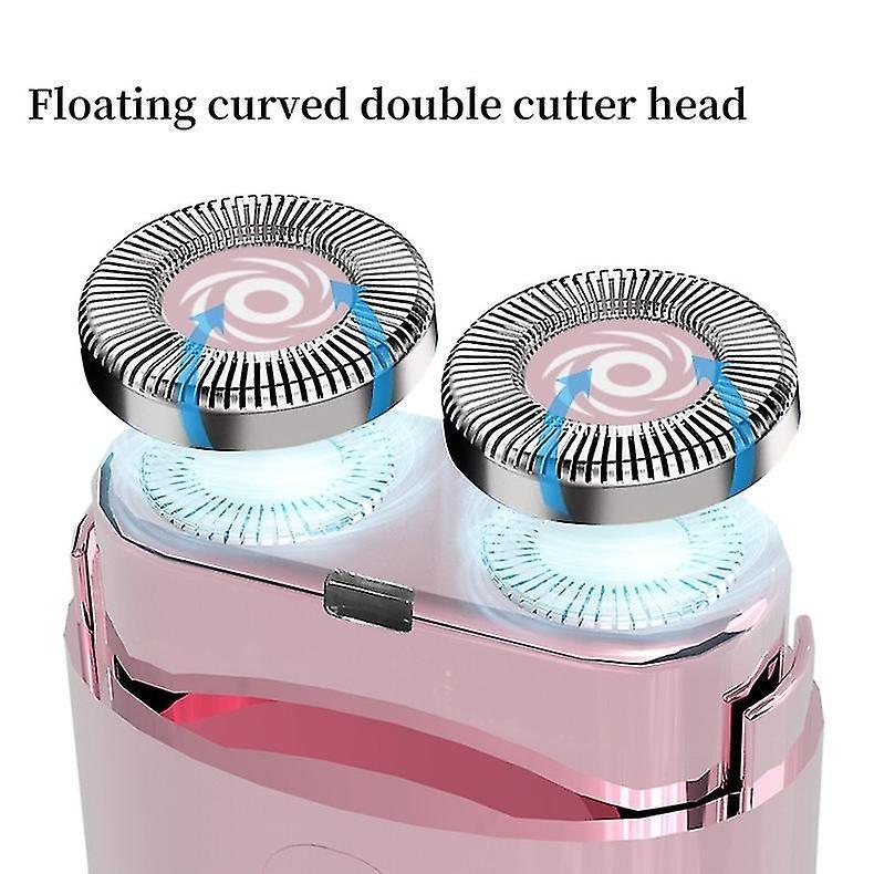 Women's Double Head Shaver for Underarm & Private Area Hair Removal V1263-JX-4035