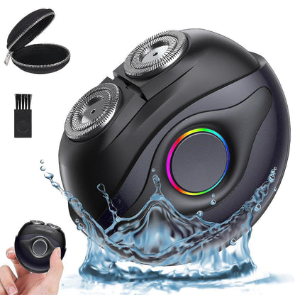 Mini RGB Electric Shaver for Men, Wet & Dry Beard Razor for Travel V1263-JX-4038