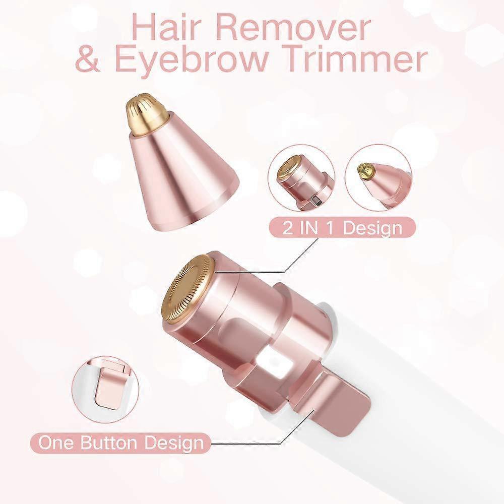 2-in-1 USB Eyebrow Shaver, Electric Facial Trimmer V1263-JX-4039