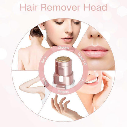 2-in-1 USB Eyebrow Shaver, Electric Facial Trimmer V1263-JX-4039