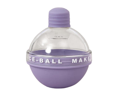 2Pcs Ice Cube Mold Reusable DIY Creative Light Bulb Shape Ice Ball Maker Household Supplies -Purple V1263-JX-404
