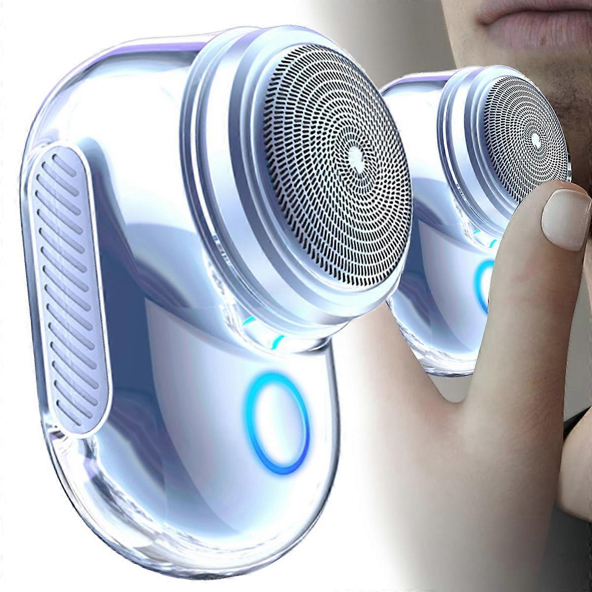 One-Button Mini USB Shaver for Men, Portable Electric Beard Razor V1263-JX-4044