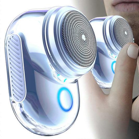 One-Button Mini USB Shaver for Men, Portable Electric Beard Razor V1263-JX-4044