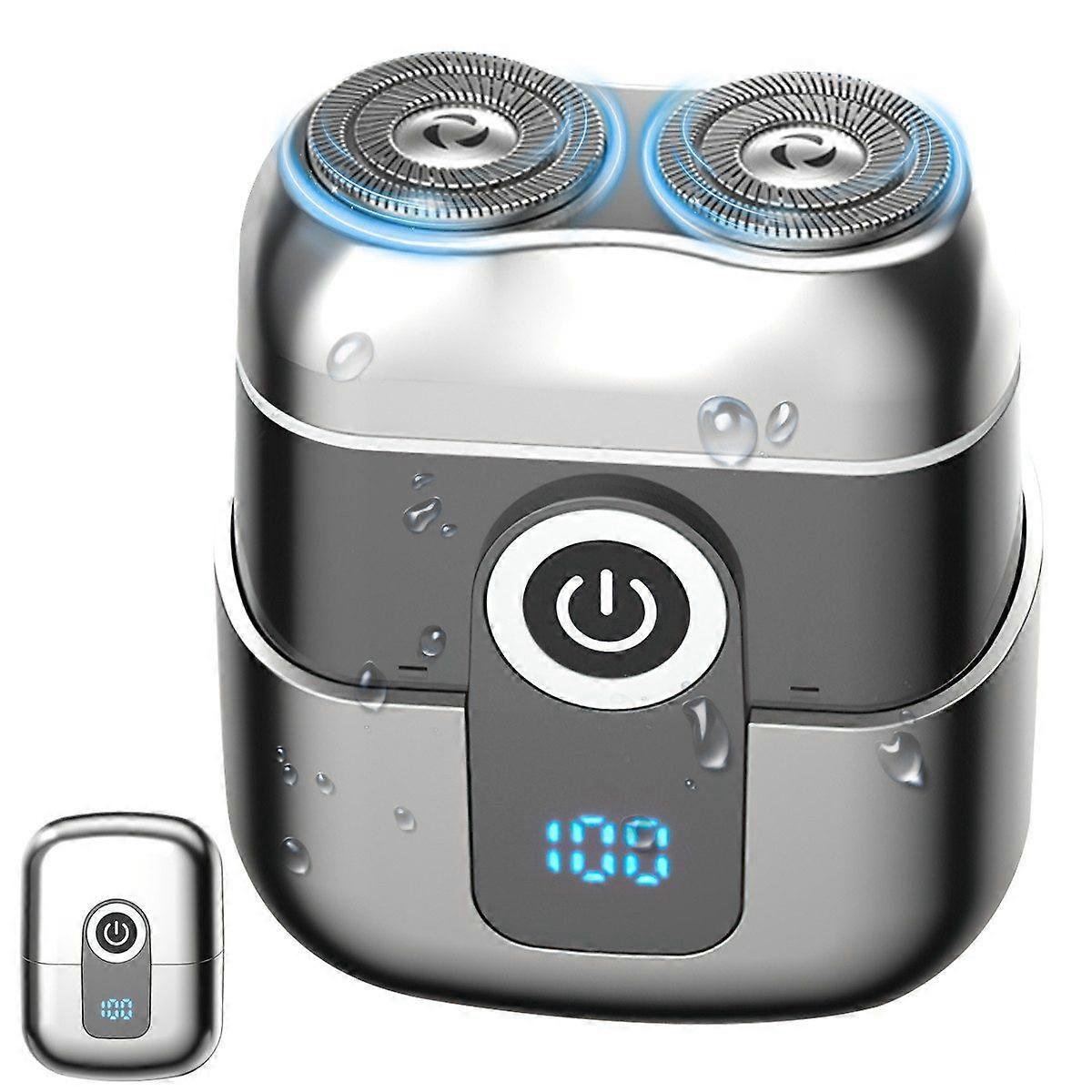 Mini Beard Shaver for Men, LED Display, Compact Series Razor V1263-JX-4046