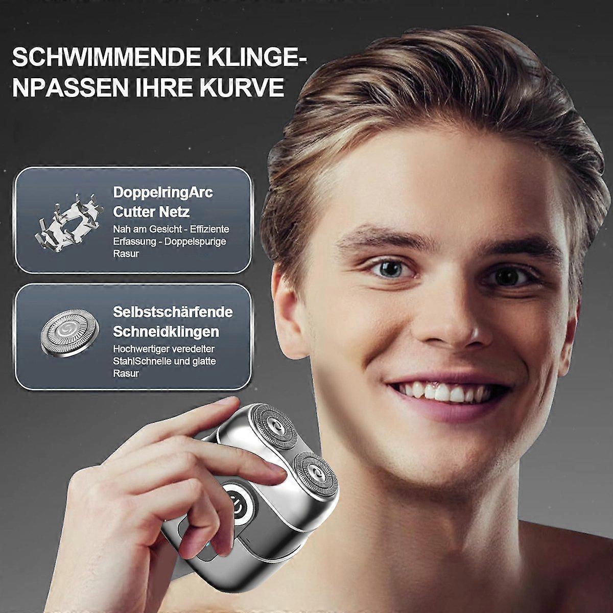 Mini Beard Shaver for Men, LED Display, Compact Series Razor V1263-JX-4046