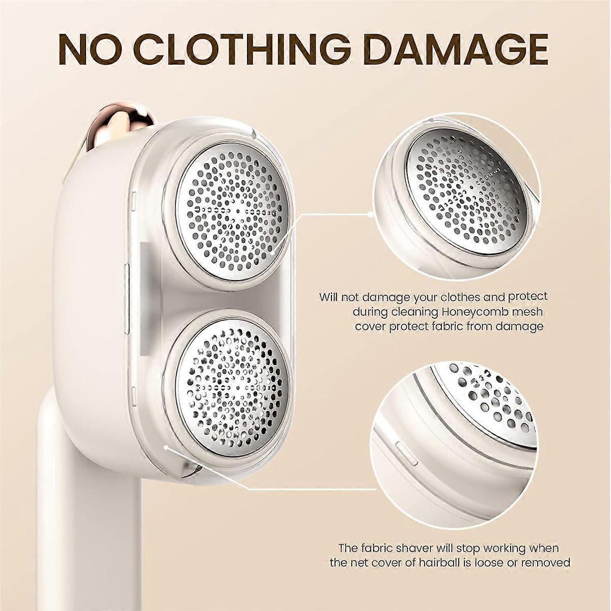 Rechargeable Fabric Lint Shaver, Fuzz Remover for Clothes, Sofas & Toys V1263-JX-4049