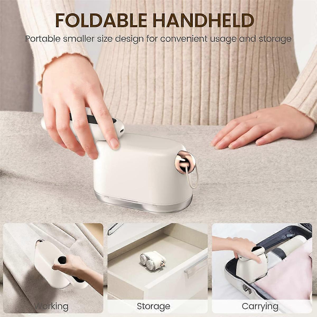 Rechargeable Fabric Lint Shaver, Fuzz Remover for Clothes, Sofas & Toys V1263-JX-4049
