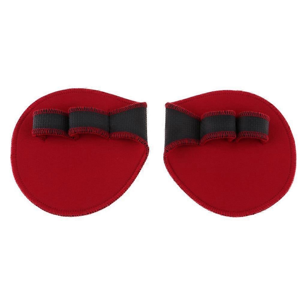 2x Lifting Grip Gloves Pad, Anti-Slip Gym Grips for Weightlifting V1263-JX-4051