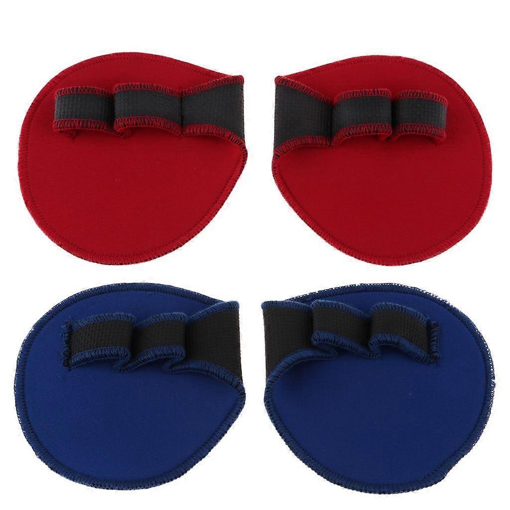 2x Lifting Grip Gloves Pad, Anti-Slip Gym Grips for Weightlifting V1263-JX-4051