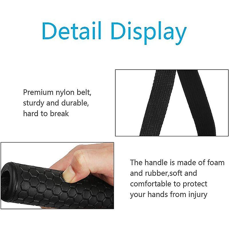 2pcs Rubber Cable Machine Grips, Resistance Band Handle Attachment for Home Gym V1263-JX-4052