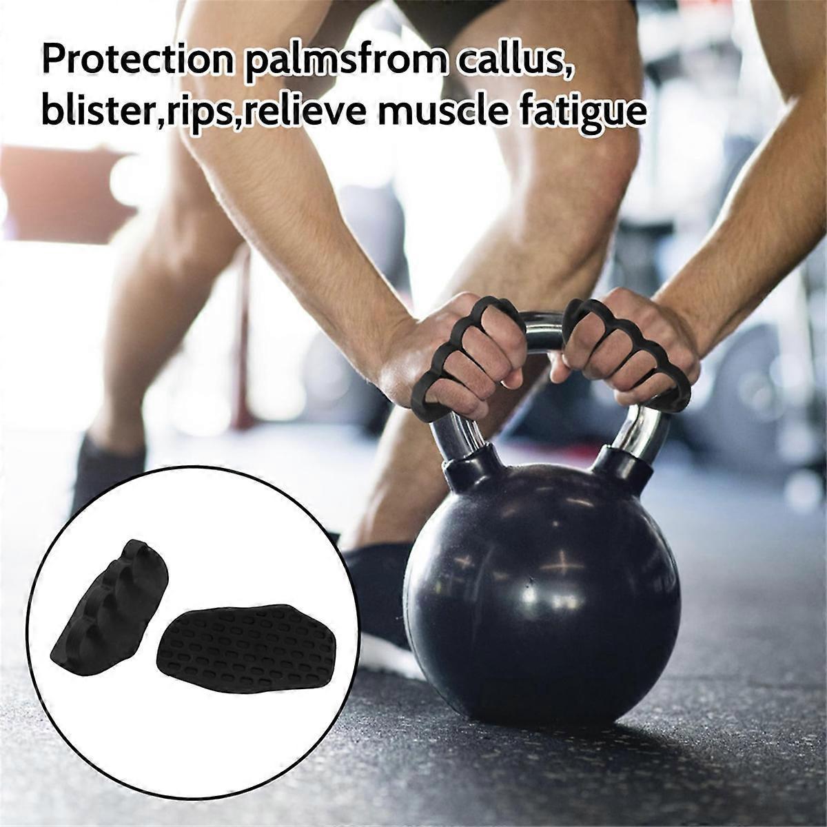 Anti-Slip Weightlifting Gym Grip Pads, Non-Slip Workout Grips V1263-JX-4053