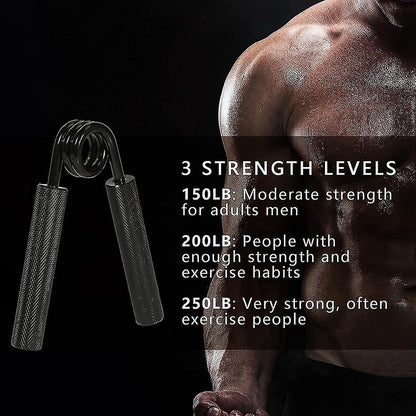 3pcs Wrist & Forearm Exercise Grips, Gym Strength Intensifier Kit V1263-JX-4056