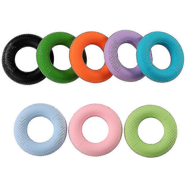 4-Pack Mesh Silicone Grip Circles, Rehab Gym Hand Strength Trainer, 50lb, Blue V1263-JX-4057