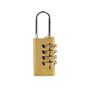 4-Dial Luggage Padlock - Outdoor Travel Lock for Backpack/Suitcase (5.7x2.2x1cm) V1263-JX-4063