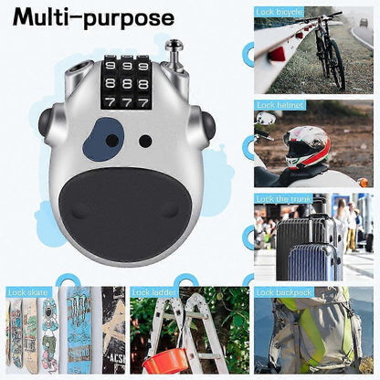 30" Cable Lock for Luggage & Bike - Combination Wire Rope Travel Lock V1263-JX-4064