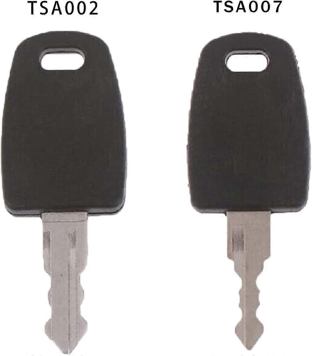 2 Keys for Master Luggage Locks - Universal Key Replacement Set V1263-JX-4067