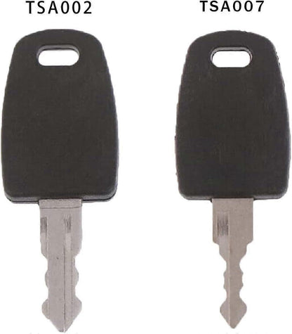2 Keys for Master Luggage Locks - Universal Key Replacement Set V1263-JX-4067
