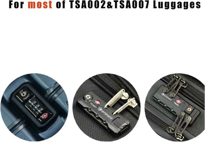 2 Keys for Master Luggage Locks - Universal Key Replacement Set V1263-JX-4067