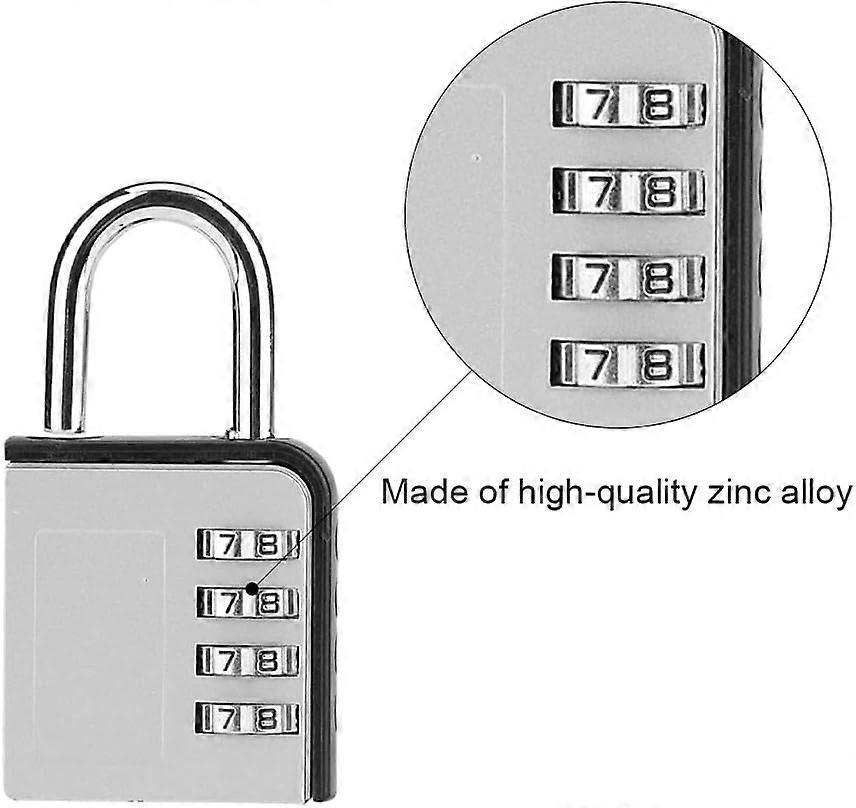 Resettable Combination Padlock - Luggage Travel Suitcase Lock V1263-JX-4068