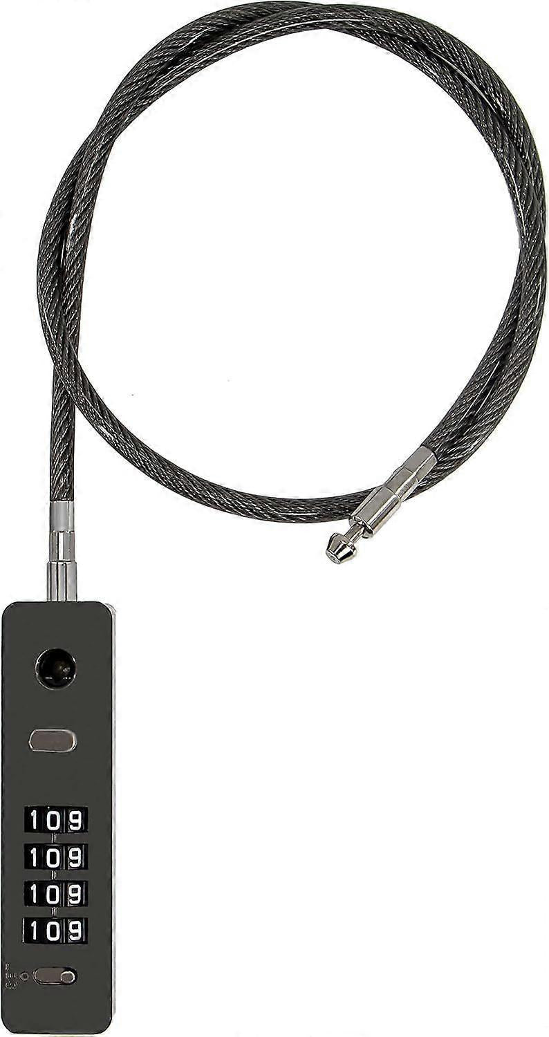 Steel Cable Combo Lock - Weatherproof Travel Luggage Security Lock V1263-JX-4074