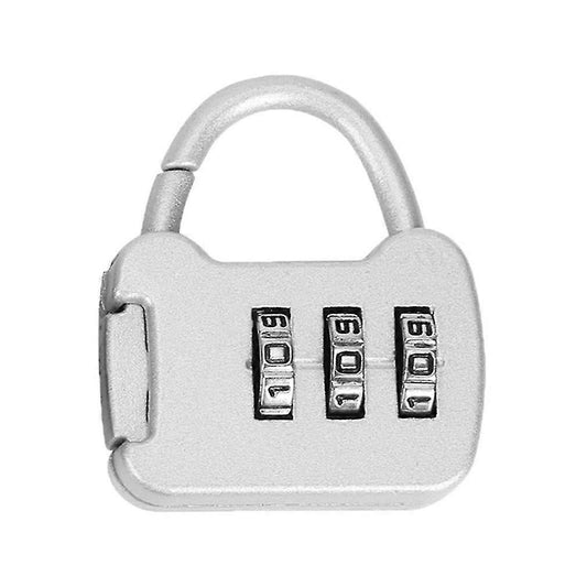 3-Digit Combo Padlock - Outdoor Travel Luggage Bag Lock for School & Fitness V1263-JX-4076