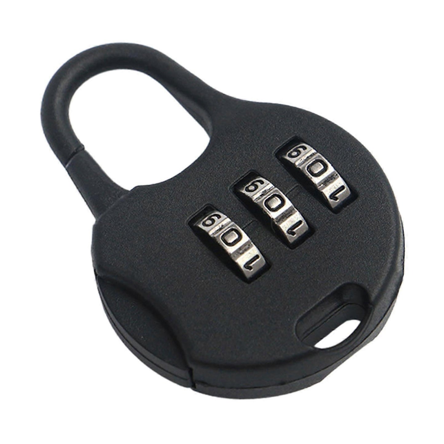 Black 3-Digit Combo Padlock - Drawer & Luggage Lock for Home V1263-JX-4078