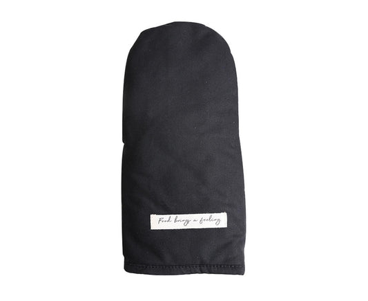 Heat Insulated Glove Cotton Grilling Gloves-Black V1263-JX-408