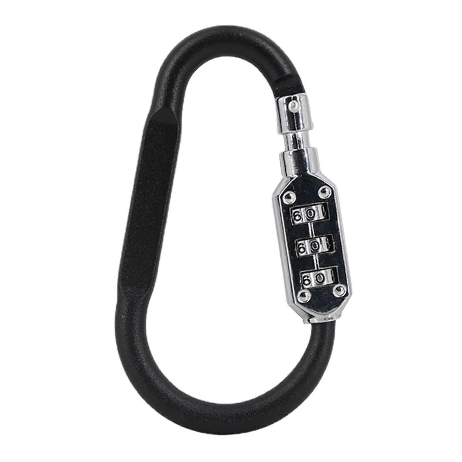 D-Shape Password Lock - Backpack Gym Luggage Carabiner Lock V1263-JX-4088