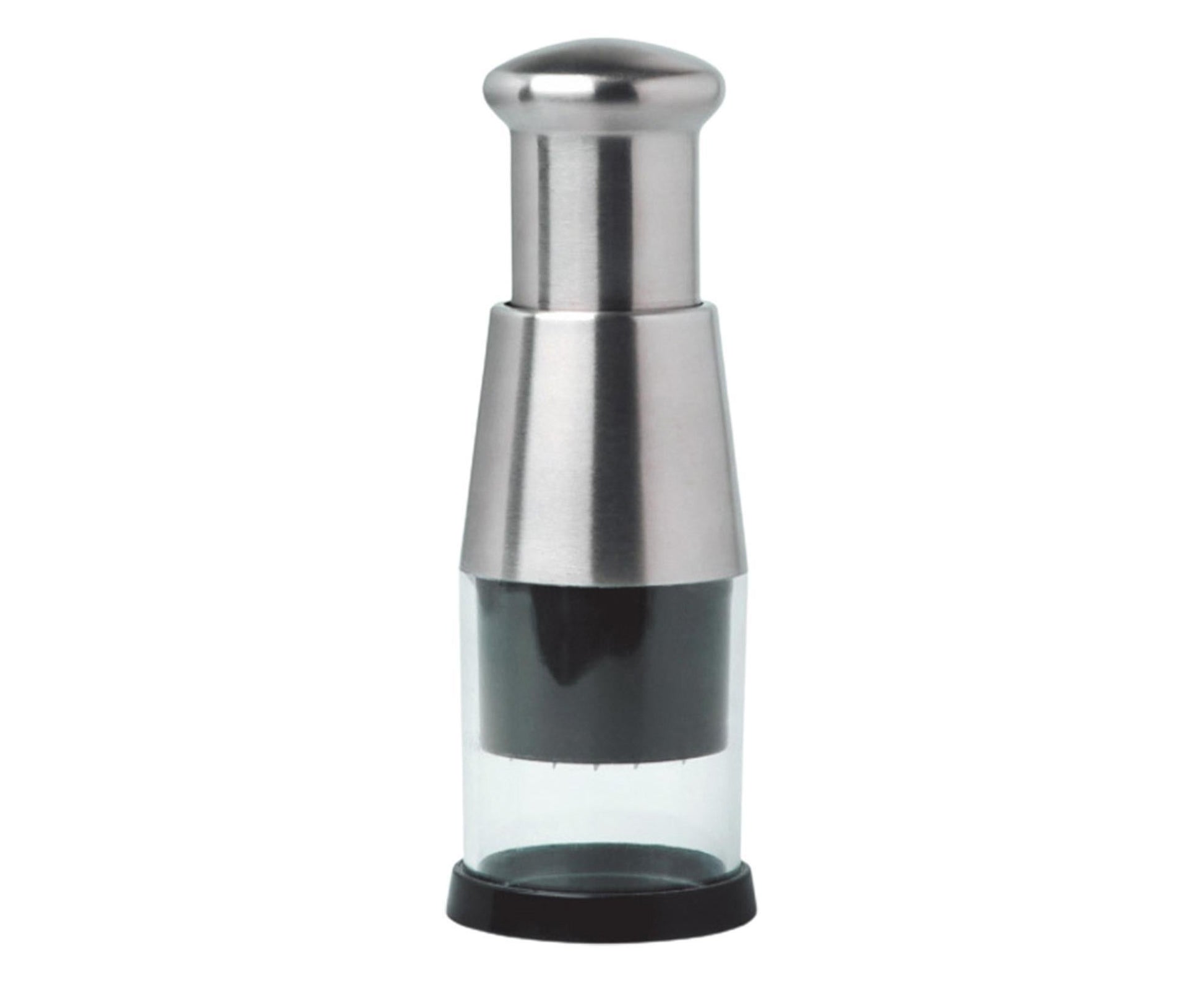 Garlic Crusher Detachable Labor-saving Stainless Steel Sharp Blade Garlic Masher for Home -Black V1263-JX-409