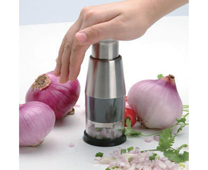 Garlic Crusher Detachable Labor-saving Stainless Steel Sharp Blade Garlic Masher for Home -Black V1263-JX-409